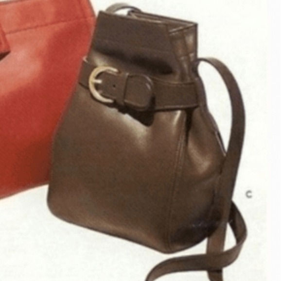 Coach‎ Vintage Soho Pleated Bucket Bag In Rust Color - Picture 13 of 13